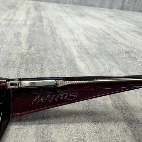 Arnette Mantis 125-3015 Purple/Burgundy 56mm Green lens Vtg Frames Only - Picture 4 of 7
